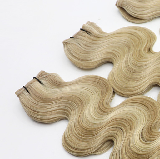 Wavy Piano Ash Blonde and Platinum Blonde